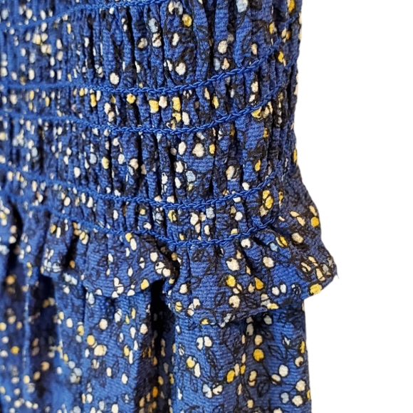 NWT MAX STUDIO Long Blue Maxi Sun Dress, Beachwear, Sz Small - Picture 7 of 16